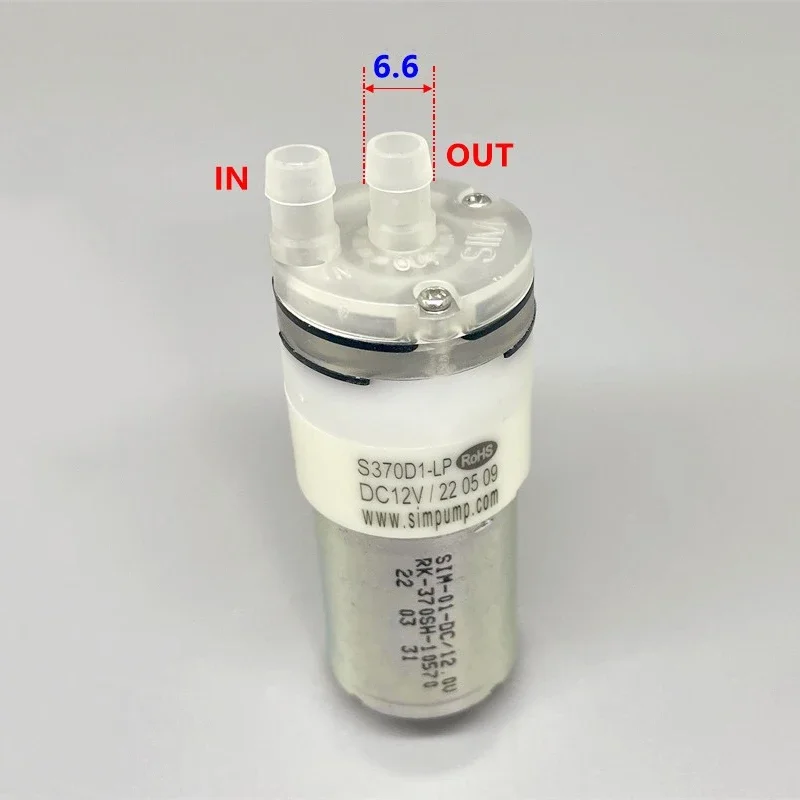 S370D1-LP DC 12V 800mL/min Mini 370 Motor Diaphragm Water Pump Micro Self-priming Suction Water Pump DIY Dispenser Tea Table
S370D1-LP DC 12V 800mL/min Mini 370 Motor Diaphragm Water Pump Micro Self-priming Suction Water Pump DIY Dispenser Tea Table
