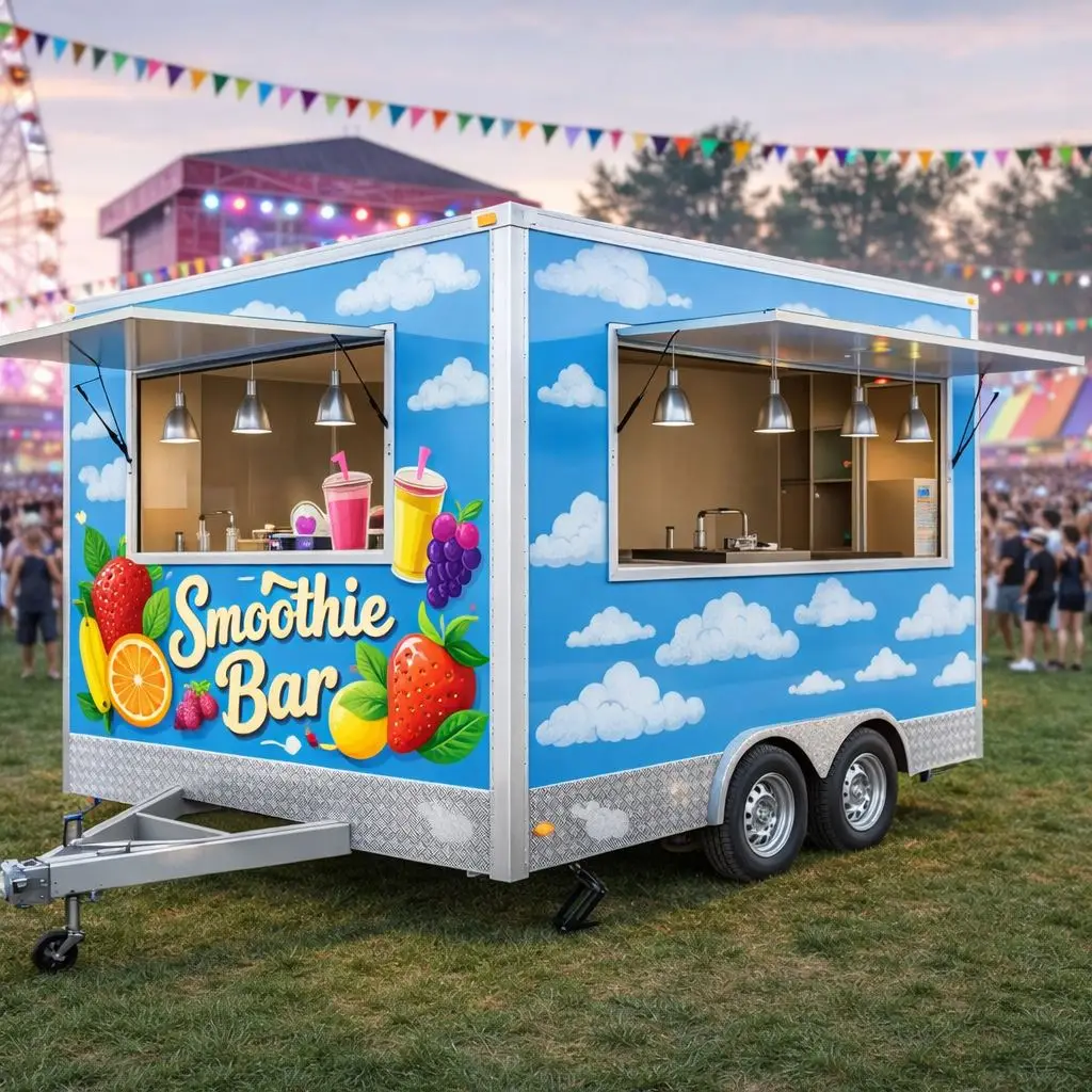Outdoor Mobile Food Truck Trailer Ice Cream Truck Road Camper Street Food Carts with Fully Equipped Customized
Outdoor Mobile Food Truck Trailer Ice Cream Truck Road Camper Street Food Carts with Fully Equipped Customized