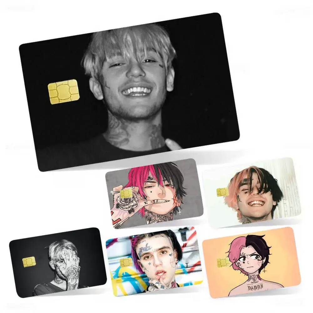 Rapper L-Lil P-Peep 4pcs 1Set Film Skin for Debit Credit Bank Visa Card Decal Cover
Rapper L-Lil P-Peep 4pcs 1Set Film Skin for Debit Credit Bank Visa Card Decal Cover