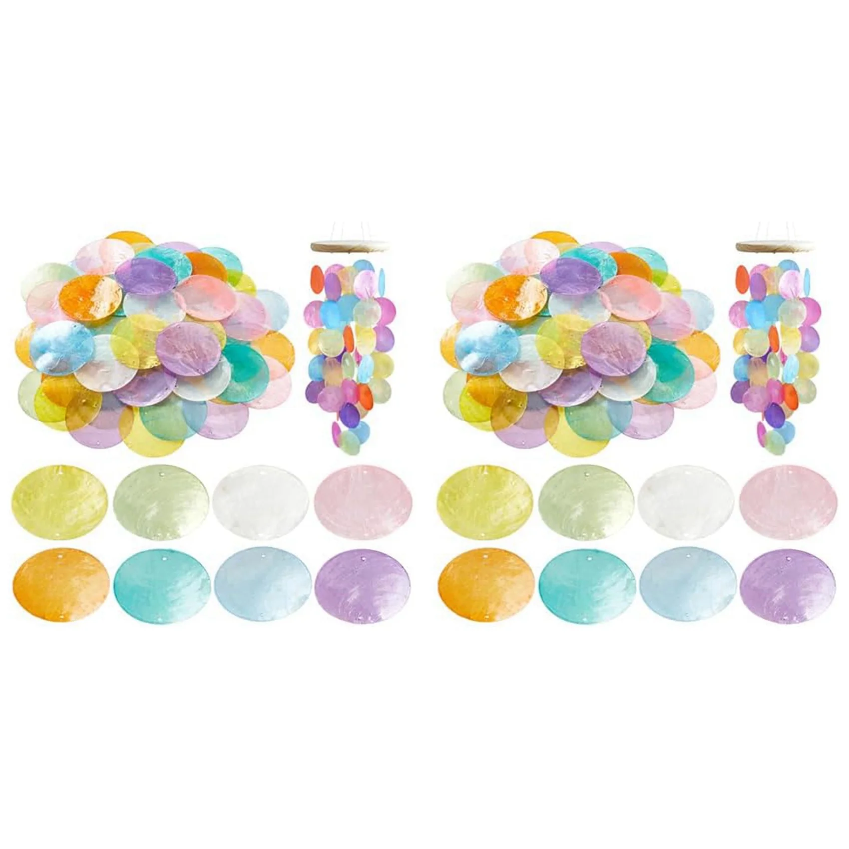 AG-2Set 2Inch Round Sliced Capiz Shell Disc Sea Shell Coin Bead Connector With 1.5Mm Dual Holes For Crafting
AG-2Set 2Inch Round Sliced Capiz Shell Disc Sea Shell Coin Bead Connector With 1.5Mm Dual Holes For Crafting