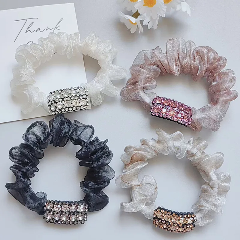 4PCS Square Rhinestone Headband Temperament Versatile Rubber Band Tie Hair Small Intestine Hair Band Ponytail Hair Accessories
4PCS Square Rhinestone Headband Temperament Versatile Rubber Band Tie Hair Small Intestine Hair Band Ponytail Hair Accessories