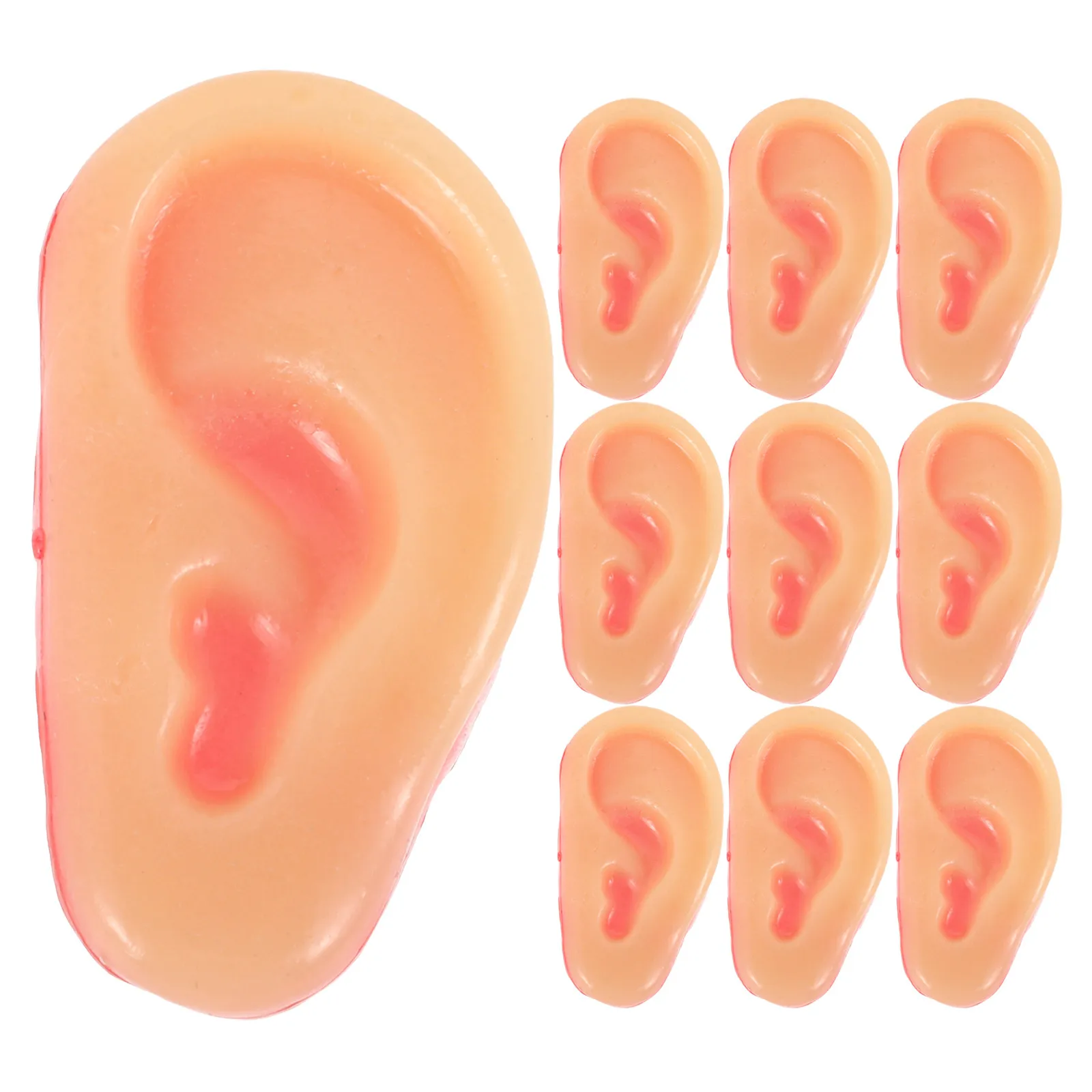 10Pcs Soft Rubber Fake Ear Simulation Prank Props Halloween Party Fool's Day Cosplay Trick Festival Decorative Ear Parts
10Pcs Soft Rubber Fake Ear Simulation Prank Props Halloween Party Fool's Day Cosplay Trick Festival Decorative Ear Parts