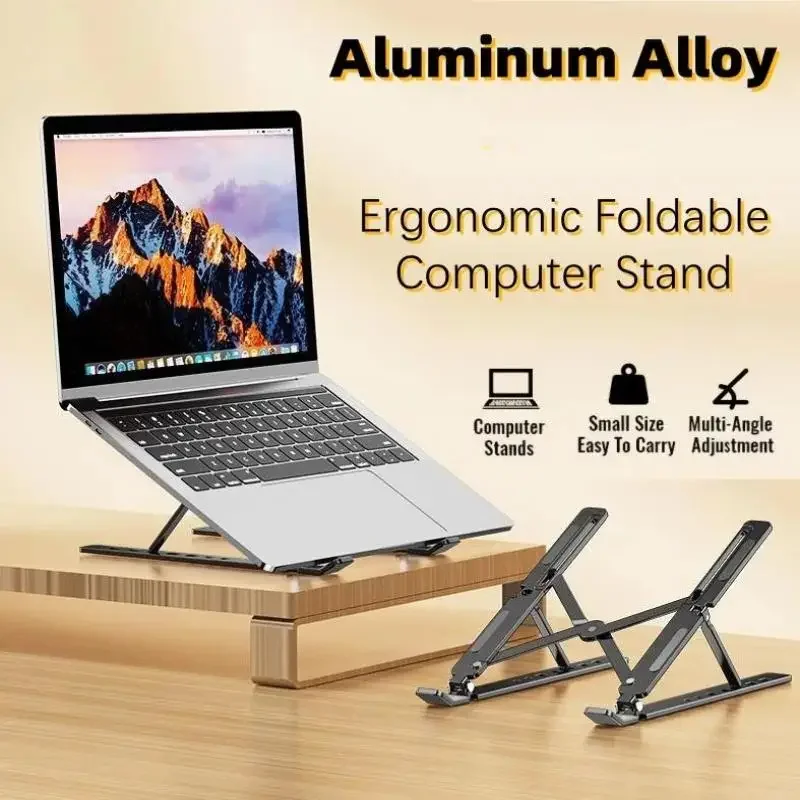 Y-1Pc Metal Foldable Laptop Stand – Portable Heighten Notebook Bracket, Ergonomic Computer Cooling Holder Accessory
Y-1Pc Metal Foldable Laptop Stand – Portable Heighten Notebook Bracket, Ergonomic Computer Cooling Holder Accessory