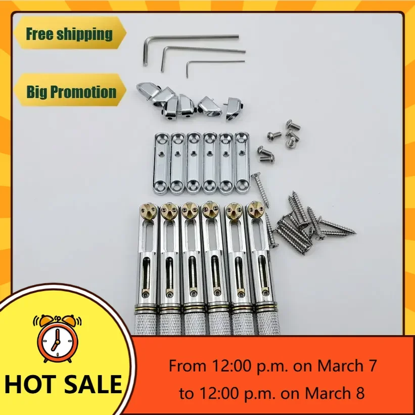 Q-X Music Store-Headless Guitar Bridge Headless Fanned Fret -Single Fixed Brass Fan Bridges for 6 String Electric Guitar
Q-X Music Store-Headless Guitar Bridge Headless Fanned Fret -Single Fixed Brass Fan Bridges for 6 String Electric Guitar