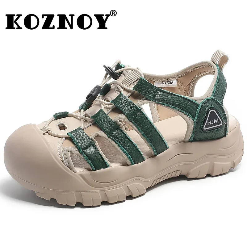 Koznoy/Новые сандалии из натуральной кожи на мягкой подошве с круглым носком 3,5 см, контурные легкие лоферы, женские летние уютные удобные туфли
Koznoy/Новые сандалии из натуральной кожи на мягкой подошве с круглым носком 3,5 см, контурные легкие лоферы, женские летние уютные удобные туфли