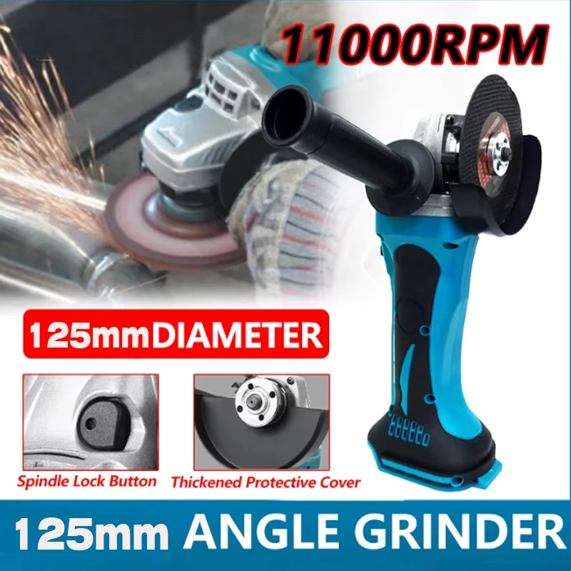 DGA402 brushed lithium electric Angle grinder rechargeable cutting machine High-power polishing machine Makita 18V 125mm
DGA402 brushed lithium electric Angle grinder rechargeable cutting machine High-power polishing machine Makita 18V 125mm