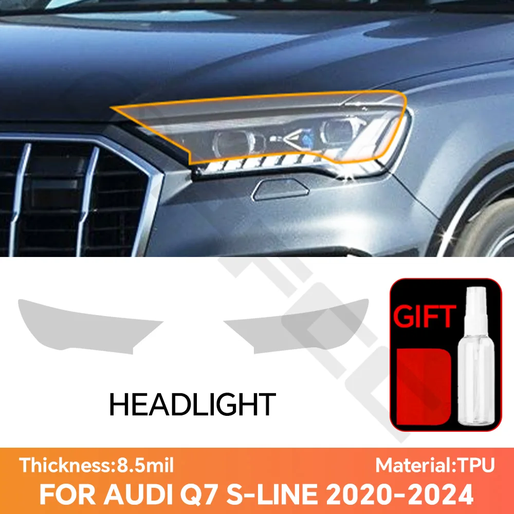 For Audi Q7 S-Line 2020-2024 TPU Clear Headlight Rearview Film PreCut Paint Protection Film DIY PPF Anti-scratch Car Wrap Film
For Audi Q7 S-Line 2020-2024 TPU Clear Headlight Rearview Film PreCut Paint Protection Film DIY PPF Anti-scratch Car Wrap Film