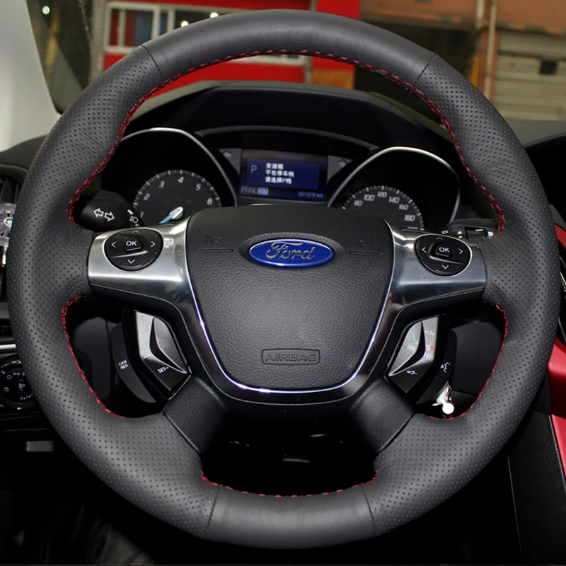 Индивидуальный чехол на руль для Ford Focus 3 2012-2014 C-MAX 2011-2014 KUGA Escape 2013-2016, прошитая вручную натуральная кожа
Индивидуальный чехол на руль для Ford Focus 3 2012-2014 C-MAX 2011-2014 KUGA Escape 2013-2016, прошитая вручную натуральная кожа