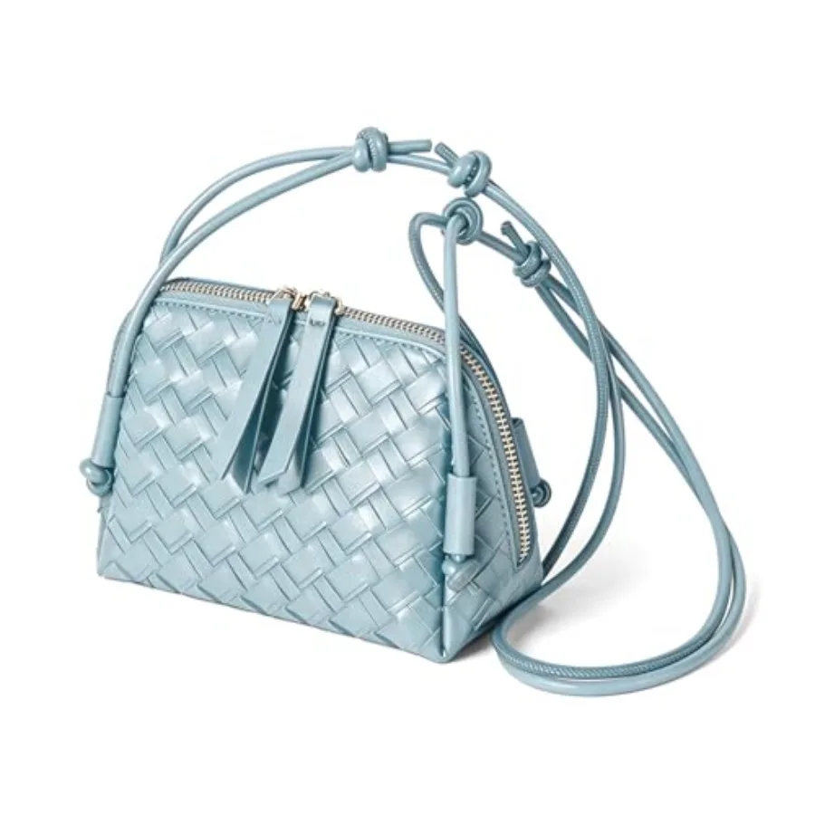 JYG Woven Crossbody Bags for Women PU Leather Handwoven Shoulder Bag Mini Satchel Purses with Adjustable Strap 2026
JYG Woven Crossbody Bags for Women PU Leather Handwoven Shoulder Bag Mini Satchel Purses with Adjustable Strap 2026