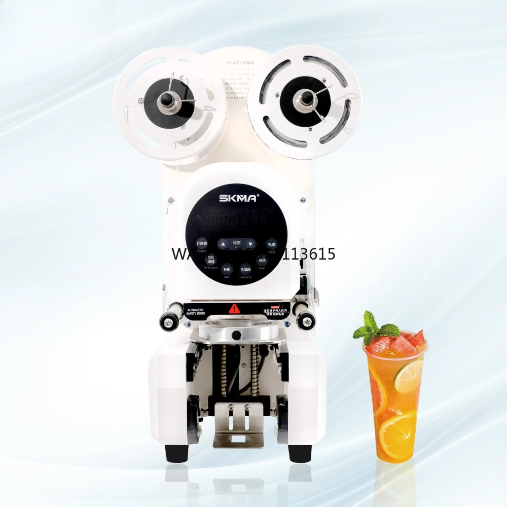 SKMA Industrial Automatic Electric Stainless Steel Bubble Tea Cup Sealer High Speed Bar Smart Juice Cup Sealing Machine
SKMA Industrial Automatic Electric Stainless Steel Bubble Tea Cup Sealer High Speed Bar Smart Juice Cup Sealing Machine