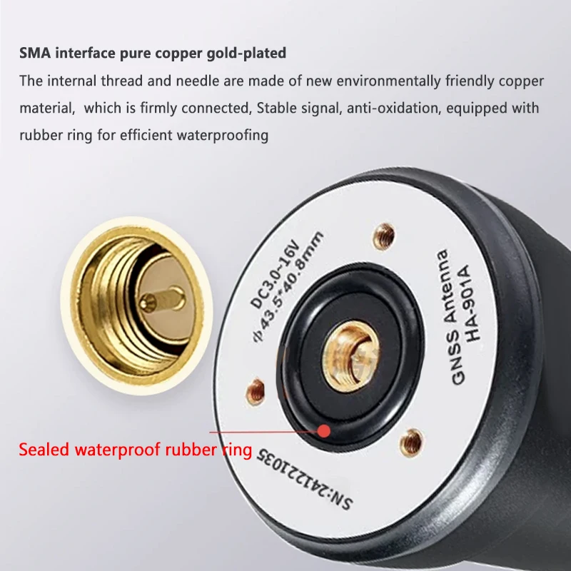 High Precision Four Arm Antenna GNSS Four-Star Full Frequency GPS Handheld Drone Measurement Centimeter Level Positioning
High Precision Four Arm Antenna GNSS Four-Star Full Frequency GPS Handheld Drone Measurement Centimeter Level Positioning