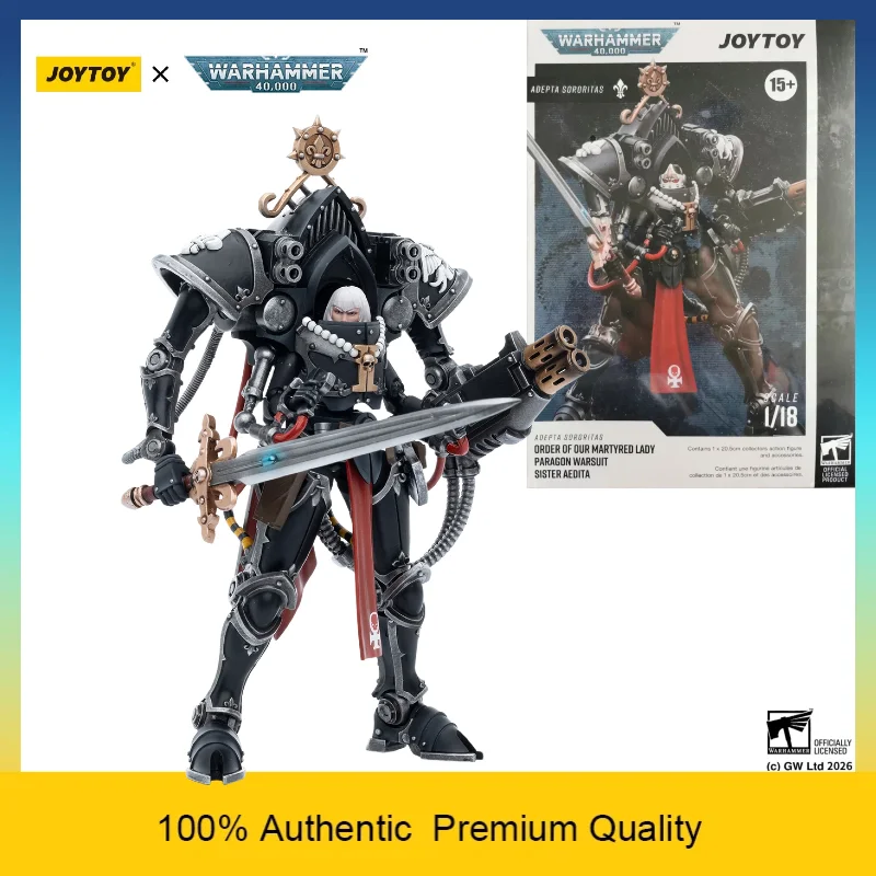 In Stock 1/18 Scale JOYTOY Warhammer 40K Adepta Sororitas Paragon Warsuit Sister Aedita Action Figure Sci-Fi Collectible Model
In Stock 1/18 Scale JOYTOY Warhammer 40K Adepta Sororitas Paragon Warsuit Sister Aedita Action Figure Sci-Fi Collectible Model
