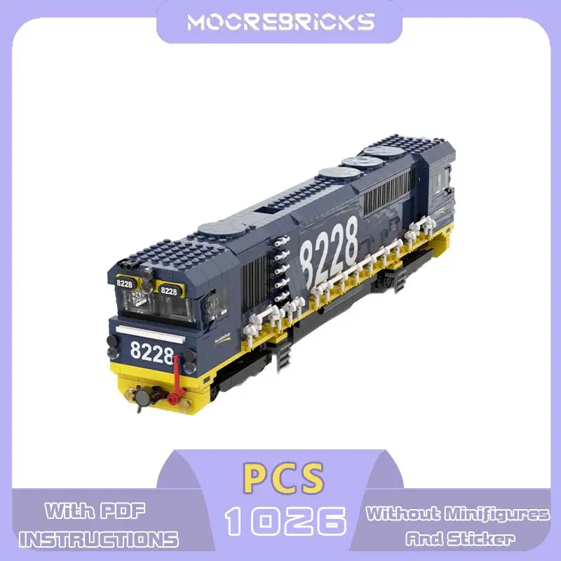 MOC 8 Wide Class 82 Diesel Locomotive Train Building Blocks Motorised Heavy Freight Cargo Railway Vehicle Bricks Adult Gift
MOC 8 Wide Class 82 Diesel Locomotive Train Building Blocks Motorised Heavy Freight Cargo Railway Vehicle Bricks Adult Gift