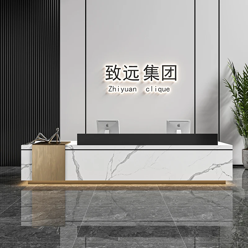 Modern Checkout Cashier Reception Desks Counter Elegant Economic Unique Work Cabinet Specialized Comptoir Magasin Home Furniture
Modern Checkout Cashier Reception Desks Counter Elegant Economic Unique Work Cabinet Specialized Comptoir Magasin Home Furniture