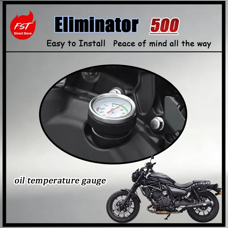For Eliminator 500 Real-time Engine Oil Temperature Meter Retro Style Dipstick Monitoring Part for Motorcycle Oil Temperature
For Eliminator 500 Real-time Engine Oil Temperature Meter Retro Style Dipstick Monitoring Part for Motorcycle Oil Temperature