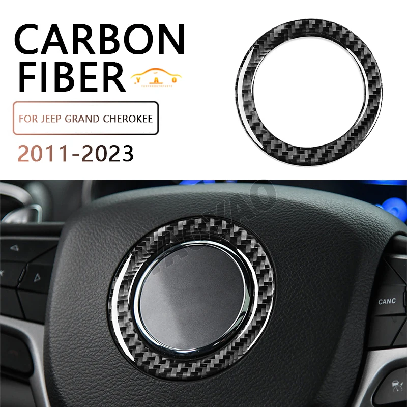 Carbon Fiber For Jeep Grand Cherokee 2011-up Car Steering Wheel Logo Frame Sticker Auto Accessories
Carbon Fiber For Jeep Grand Cherokee 2011-up Car Steering Wheel Logo Frame Sticker Auto Accessories