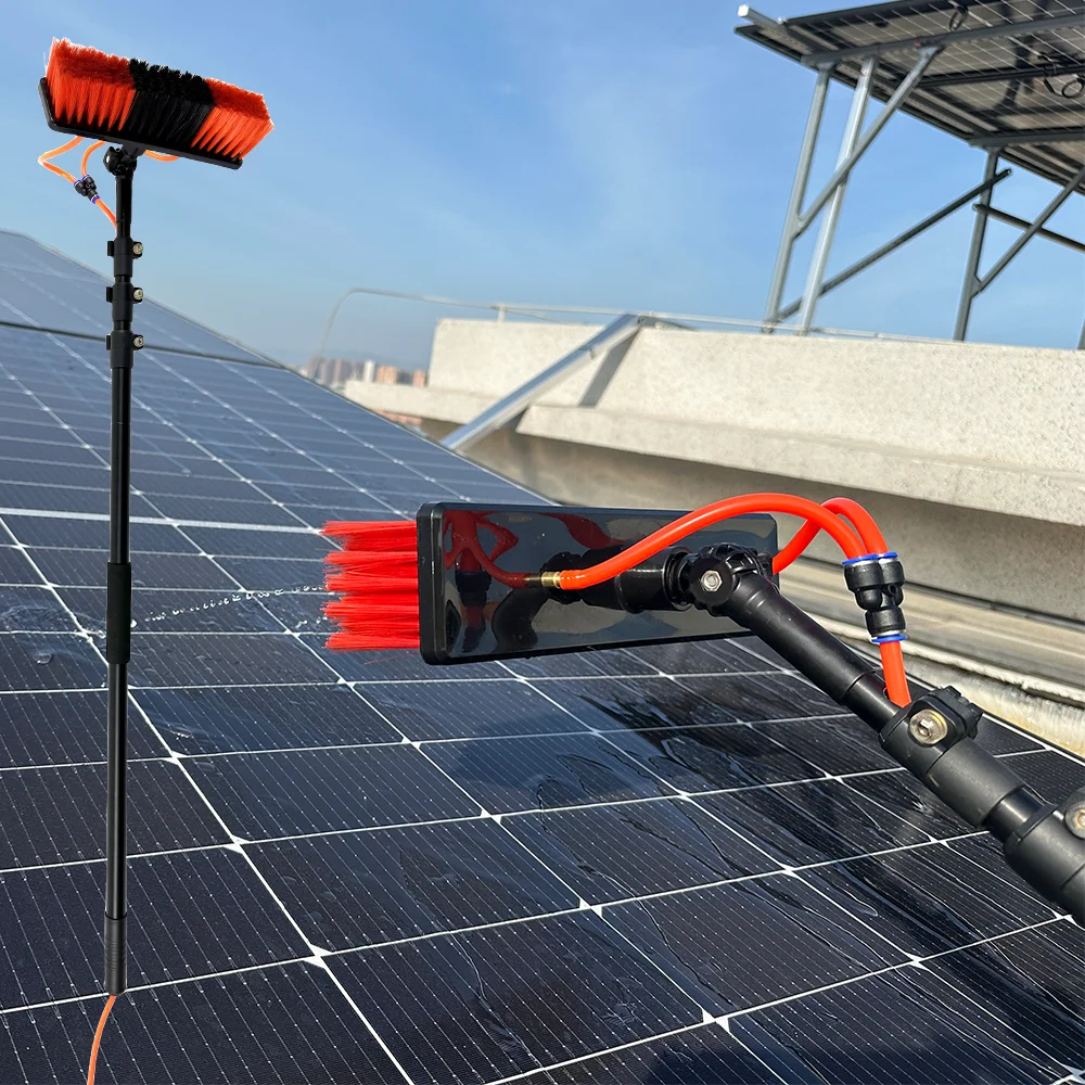 12 feet of water, water supply, window cleaning kit, solar panel brush, cleaning telescopic tool
12 feet of water, water supply, window cleaning kit, solar panel brush, cleaning telescopic tool