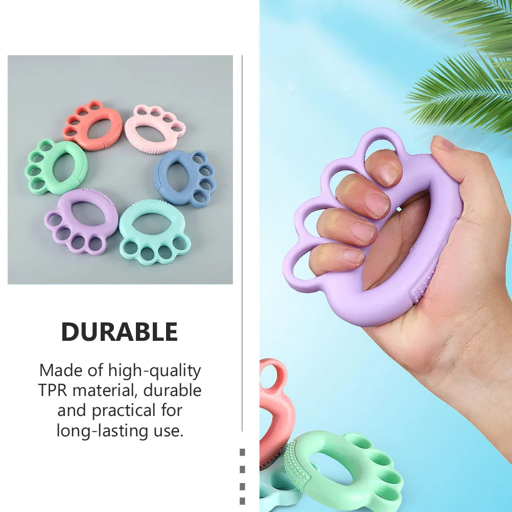 3Pcs Grip Ring Finger Strength Trainer Tpr Durable Hand Strengthener Recovery Hand Exerciser Massage Ring Rings 
3Pcs Grip Ring Finger Strength Trainer Tpr Durable Hand Strengthener Recovery Hand Exerciser Massage Ring Rings