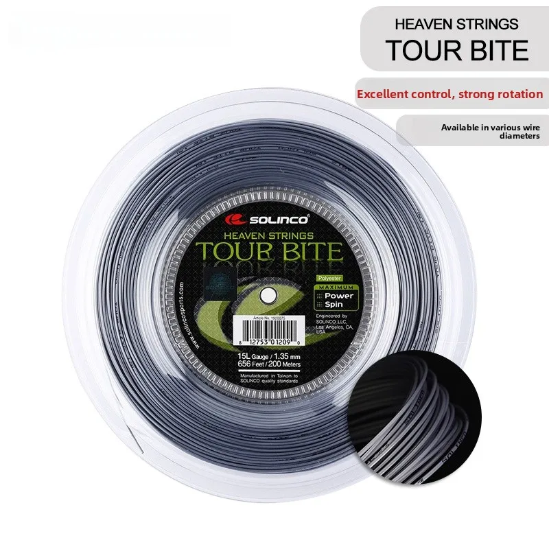 Solinco Polyester Tennis Strings Tour Bite Durable Elastic Sports Fitn Fans Goods Yarns Tead Raet Strings
Solinco Polyester Tennis Strings Tour Bite Durable Elastic Sports Fitn Fans Goods Yarns Tead Raet Strings