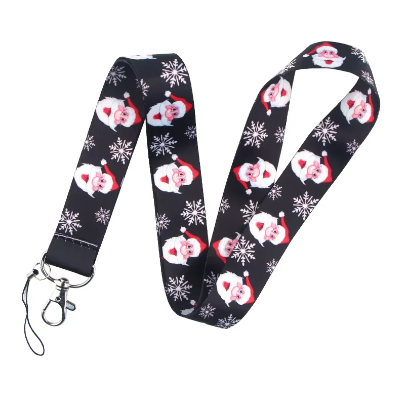 Cartoon Christmas Santa Lanyard For Keys Keychain ID Card Cover Pass Mobile Phone Badge Holder Key Ring Accessories
Cartoon Christmas Santa Lanyard For Keys Keychain ID Card Cover Pass Mobile Phone Badge Holder Key Ring Accessories