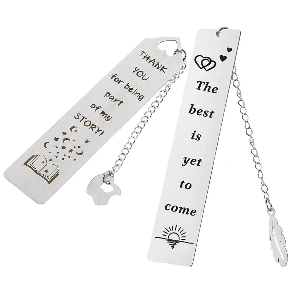 2pcs Stainless Steel Bookmarks for Reading Lightweight Easy to Store Creative Design Gifts for Women Teacher Student
2pcs Stainless Steel Bookmarks for Reading Lightweight Easy to Store Creative Design Gifts for Women Teacher Student