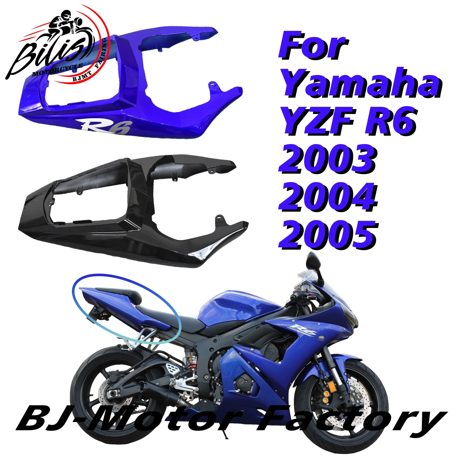 Unpainted Rear Tail Cowl Fairing Cover Fit For YAMAHA YZF R6 2003 2004 2005 R6S 02 03 04 Panel Passenger Seat
Unpainted Rear Tail Cowl Fairing Cover Fit For YAMAHA YZF R6 2003 2004 2005 R6S 02 03 04 Panel Passenger Seat
