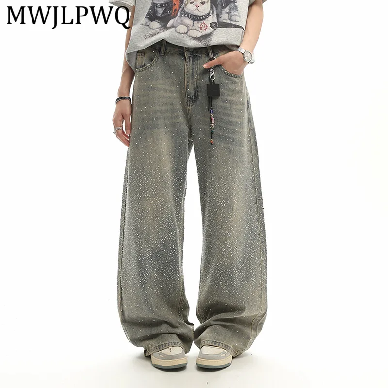 MWJLPWQ Street Style Sparkling Rhinestones Men's Jeans American Unique Design High-End Heavy-Duty Trousers Autumn Spring 15119
MWJLPWQ Street Style Sparkling Rhinestones Men's Jeans American Unique Design High-End Heavy-Duty Trousers Autumn Spring 15119