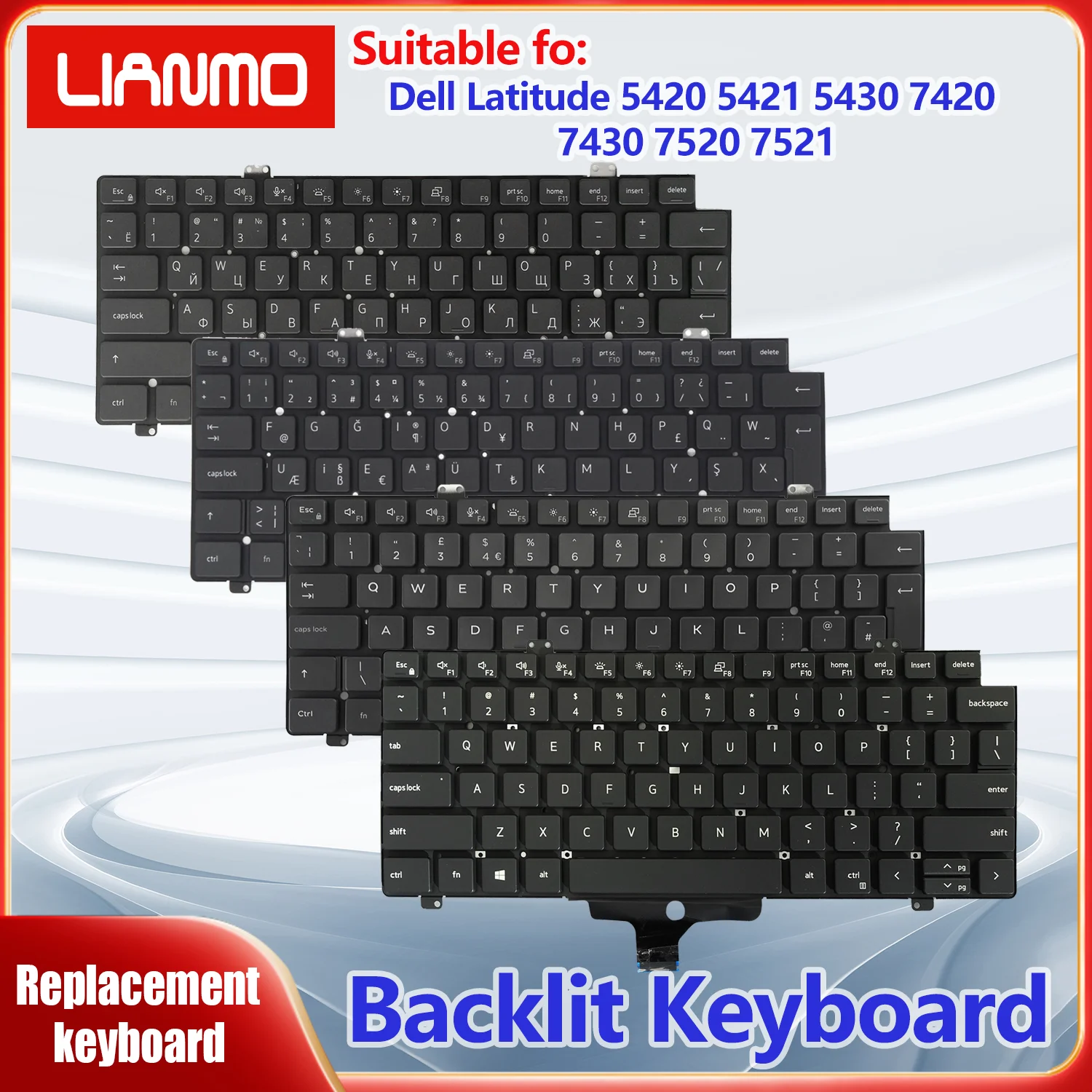 Switzerland/Czechoslovak/Spanish/French/Greece/US layout for Dell Latitude 5420 5421 5430 7420 7430 7520 7521 backlight keyboard
Switzerland/Czechoslovak/Spanish/French/Greece/US layout for Dell Latitude 5420 5421 5430 7420 7430 7520 7521 backlight keyboard