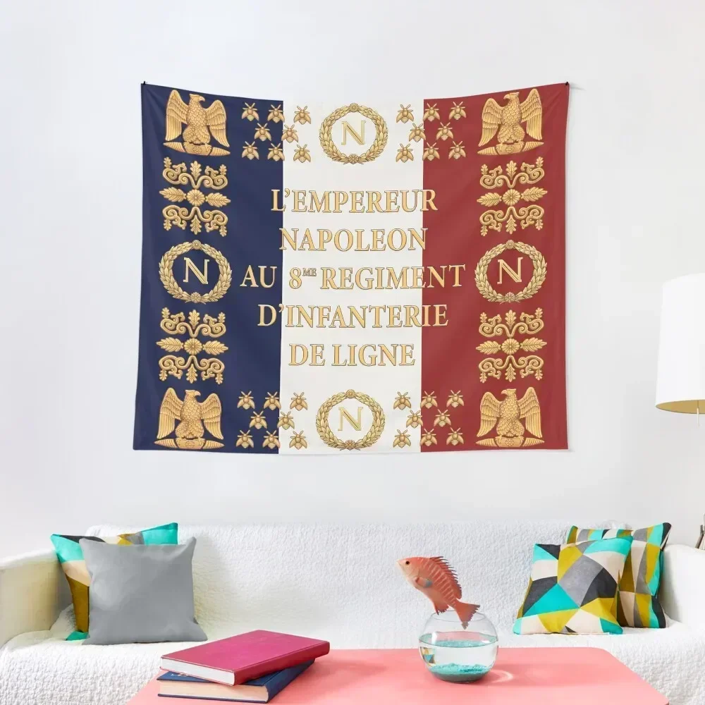 Napoleonic French drapeaux de 8ème Regiment d'infanterie Tapestry Room Decorator Room Decor Aesthetic Tapestry
Napoleonic French drapeaux de 8ème Regiment d'infanterie Tapestry Room Decorator Room Decor Aesthetic Tapestry