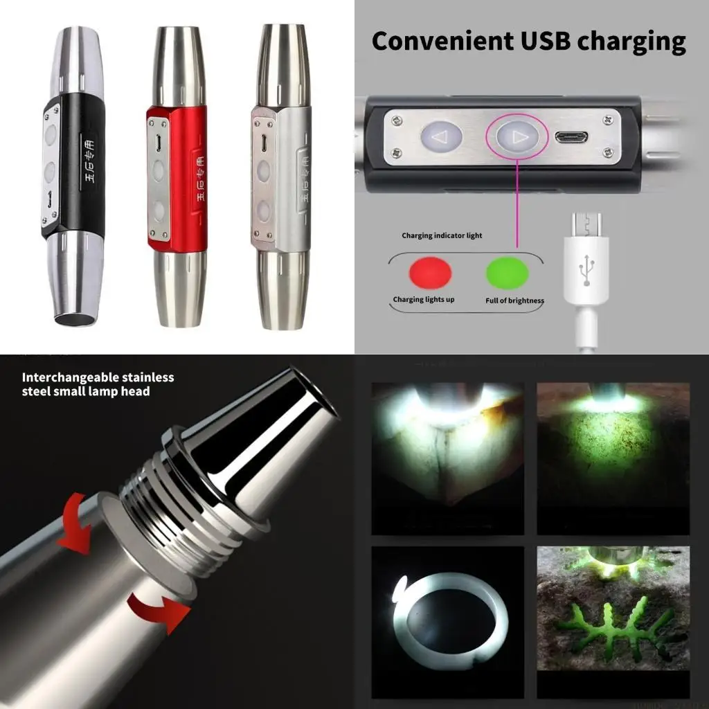 31BF Compact Jade Appraisal Flashlight Jewelry Light Jade Identifier Jade Flashlight Jade Identification Torch for Jade
31BF Compact Jade Appraisal Flashlight Jewelry Light Jade Identifier Jade Flashlight Jade Identification Torch for Jade