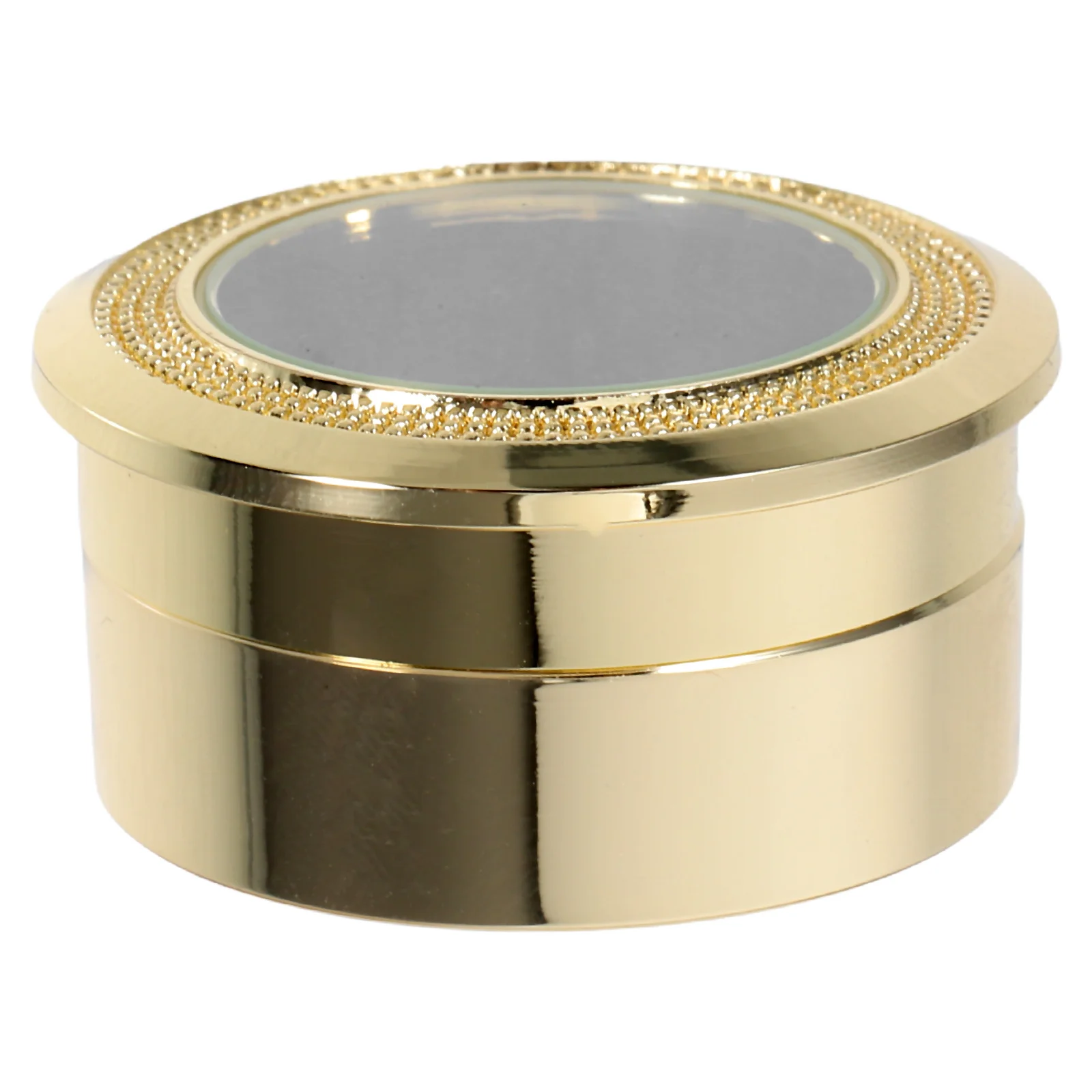 Compact Elegant Gemstone Display Box Transparent Lid Threaded Design for Mini Gemstone Display Box