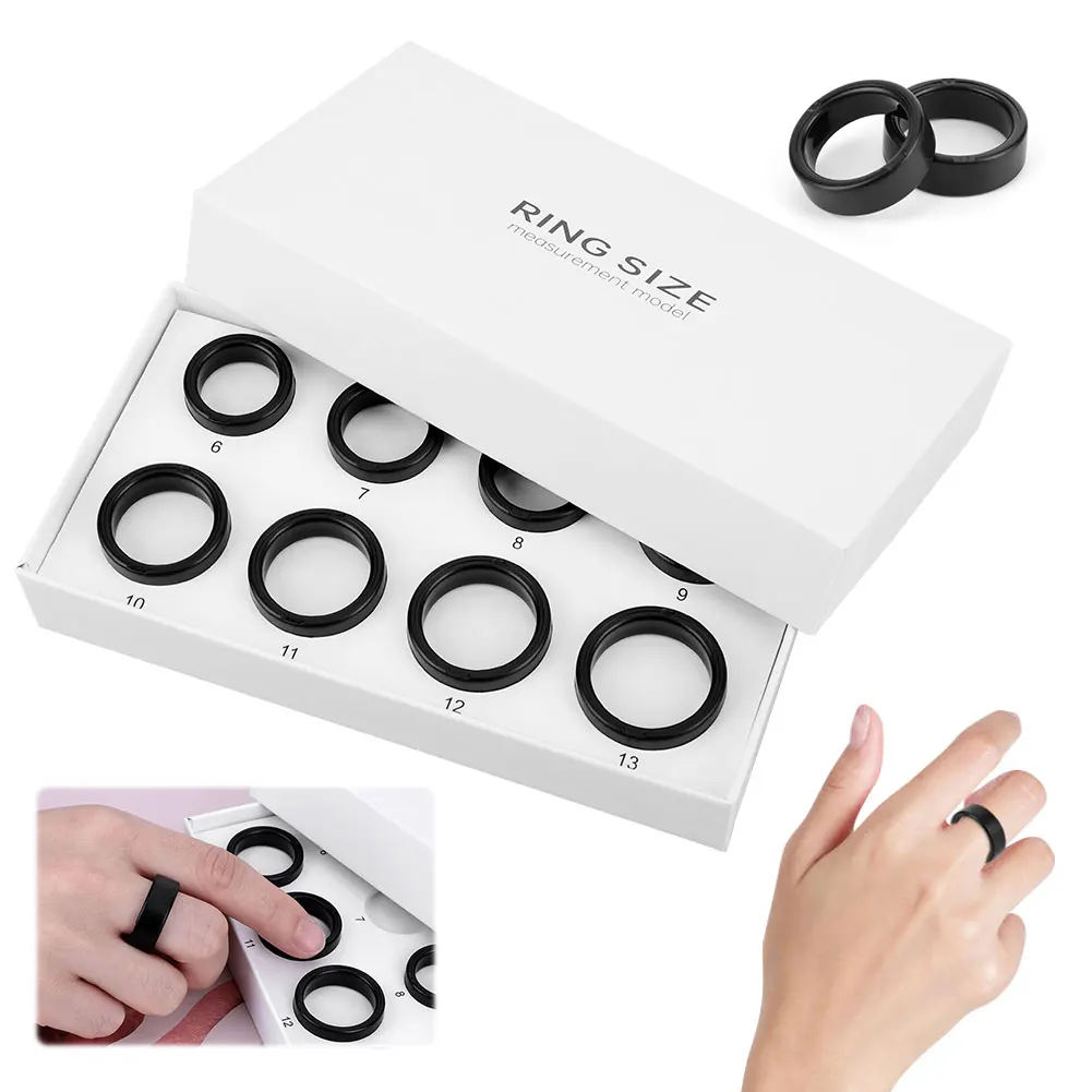 Набор для определения размера Smart Ring Размер первый перед покупкой В комплект входит 8 образцов размеров кольца Набор для размеров умных колец от 6 до 13
Набор для определения размера Smart Ring Размер первый перед покупкой В комплект входит 8 образцов размеров кольца Набор для размеров умных колец от 6 до 13