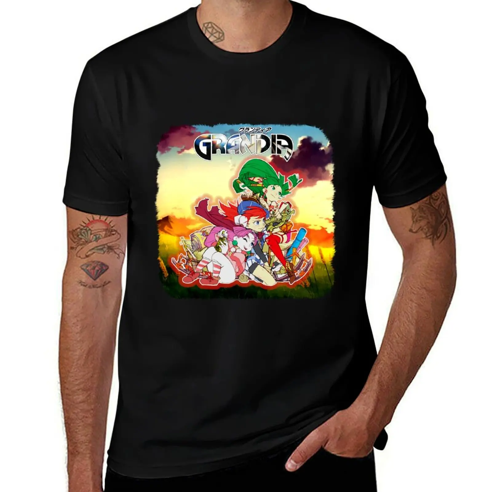 Grandia Main Heroes T-Shirt man t shirt cotton high quality man t shirts graphic T-Shirt
Grandia Main Heroes T-Shirt man t shirt cotton high quality man t shirts graphic T-Shirt