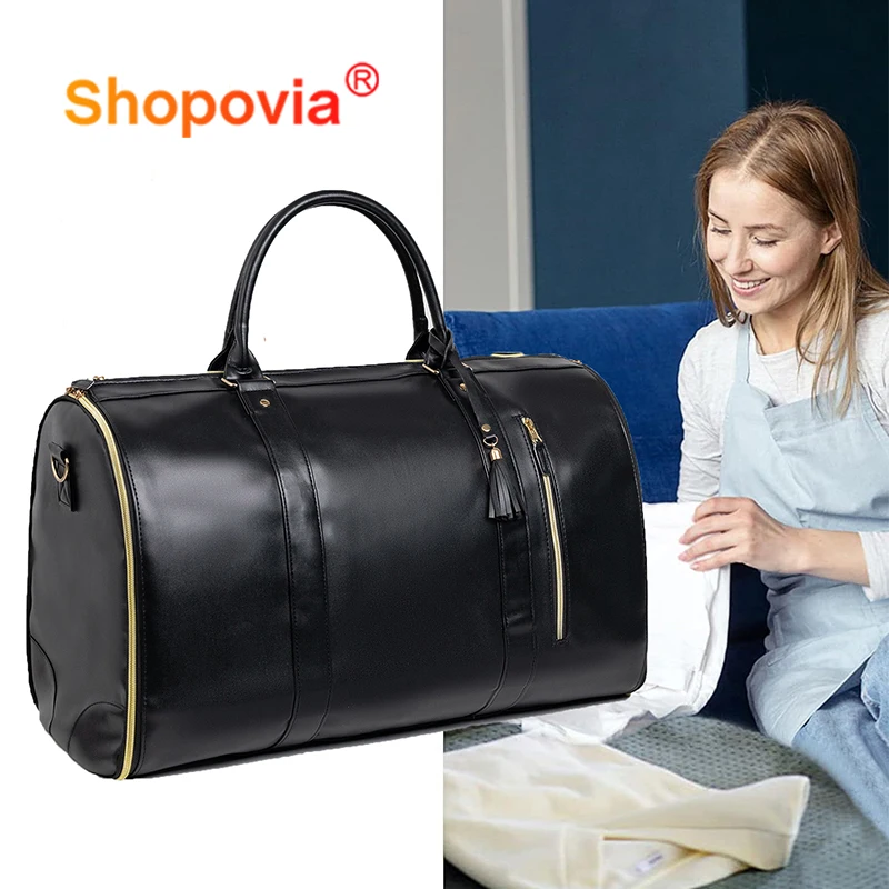 Fashion Women's Large Capacity Travel Bag Foldable Waterproof PU Luggage Tote Bag Portable Travel Business Duffle Bags for Women
Fashion Women's Large Capacity Travel Bag Foldable Waterproof PU Luggage Tote Bag Portable Travel Business Duffle Bags for Women