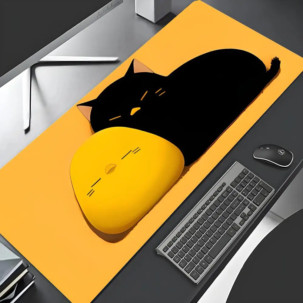 Cute Black Cat & Chick Mouse Pad Large Kawaii Desk Mat for Girls, Creative Non-Slip Keyboard Surface for Gaming & Office 900x400
Cute Black Cat & Chick Mouse Pad Large Kawaii Desk Mat for Girls, Creative Non-Slip Keyboard Surface for Gaming & Office 900x400