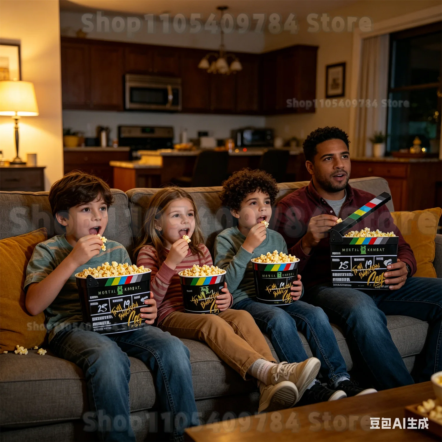 New Mortal Kombat II Clapperboard Popcorn Bucket Reusable Snack Container for Movie Night
New Mortal Kombat II Clapperboard Popcorn Bucket Reusable Snack Container for Movie Night