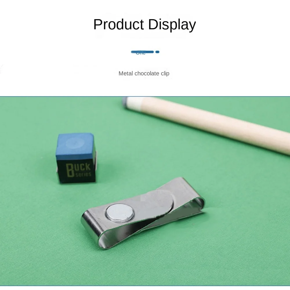 S Shape Magnetic Chocolate Clip Stainless Steel Magnetic Pool Cue Chalk Holder Portable Silver Snooker Cue Chalk Clamp Men Gifts
S Shape Magnetic Chocolate Clip Stainless Steel Magnetic Pool Cue Chalk Holder Portable Silver Snooker Cue Chalk Clamp Men Gifts