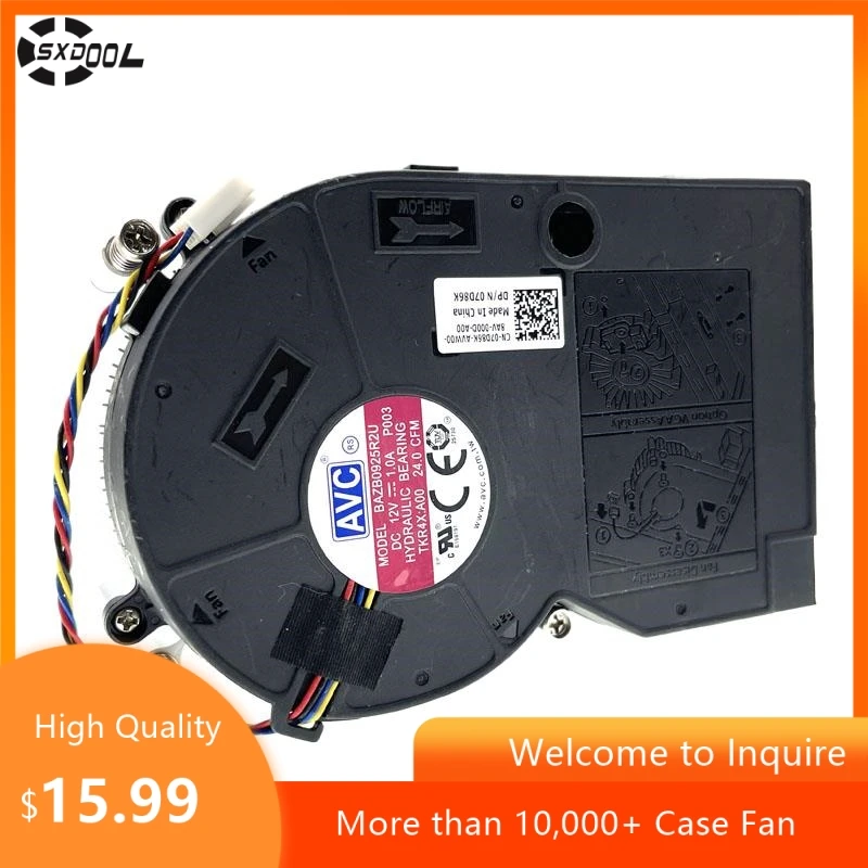 BAZB0925R2U CPU Cooling Fan for Dell Optiplex 3050 5050, TKR4X 0TKR4X 7D86K 07D86K Radiator Cooler
BAZB0925R2U CPU Cooling Fan for Dell Optiplex 3050 5050, TKR4X 0TKR4X 7D86K 07D86K Radiator Cooler