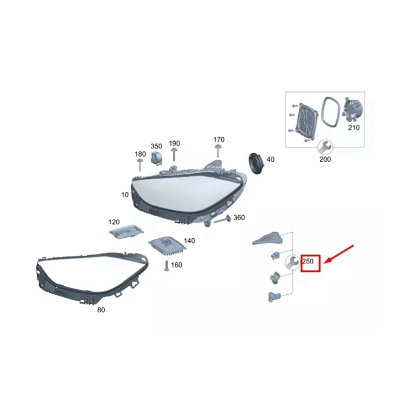 1Pair Headlight Repair Bracket Kits A2068209700 A2068209800 For Mercedes-Benz C Class W206 2022-2024 Headlamp Fixed Claw
1Pair Headlight Repair Bracket Kits A2068209700 A2068209800 For Mercedes-Benz C Class W206 2022-2024 Headlamp Fixed Claw