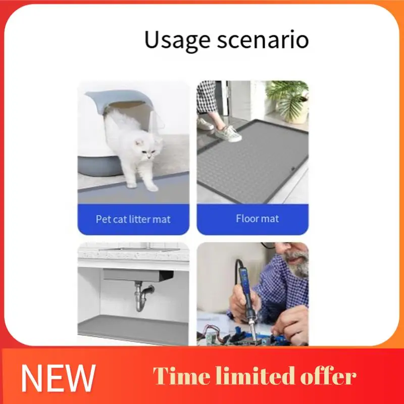 1 PCS Under Drain Sink Mat Silicone Kitchen Sink Liner With Drainage Hole Splashes Absorbent Mat Grey
1 PCS Under Drain Sink Mat Silicone Kitchen Sink Liner With Drainage Hole Splashes Absorbent Mat Grey