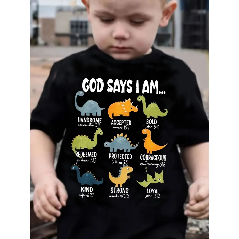 Dinosaur Series Pattern Print Summer Girls Boys Cotton Short Sleeved Fashion Children T-shirt Casual Cartoon Kid Clothes Tees
Dinosaur Series Pattern Print Summer Girls Boys Cotton Short Sleeved Fashion Children T-shirt Casual Cartoon Kid Clothes Tees