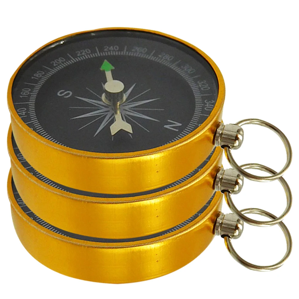 3 Pcs Keychain Aluminum Alloy Outdoor Survival Climbing Fishing Pocket Map Survival Compass Mini Small Hiking Portable
3 Pcs Keychain Aluminum Alloy Outdoor Survival Climbing Fishing Pocket Map Survival Compass Mini Small Hiking Portable