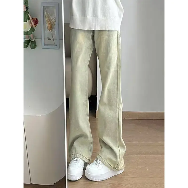 Американские джинсы High Street с желтым грязевым изгибом, мужские весенне-осенние новые длинные брюки с прямыми штанинами, расклешенные микро-расклешенные брюки
Американские джинсы High Street с желтым грязевым изгибом, мужские весенне-осенние новые длинные брюки с прямыми штанинами, расклешенные микро-расклешенные брюки