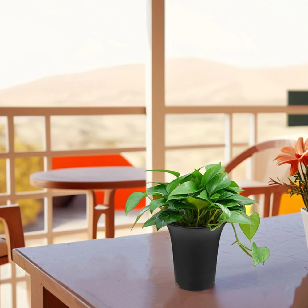 10 Pcs High Waist Plastic Flower Pot Bonsai Square Orchid Pots with Holes Starter Starting
10 Pcs High Waist Plastic Flower Pot Bonsai Square Orchid Pots with Holes Starter Starting