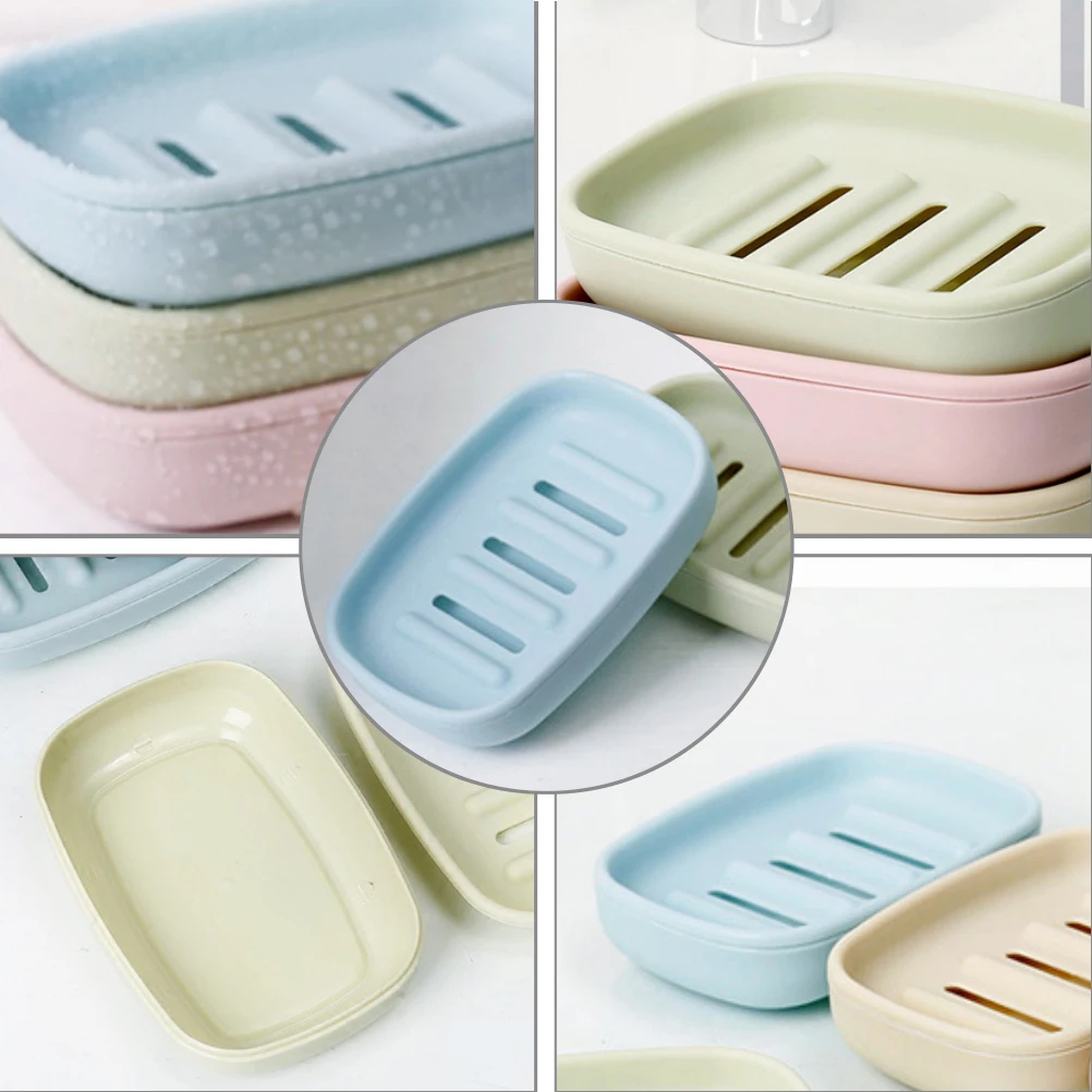 6pcs Plastic Boxes Double Layer Dishes For Bathroom Non-Slip Creative Holders Household Pp Soap Racks Fresh Colors
6pcs Plastic Boxes Double Layer Dishes For Bathroom Non-Slip Creative Holders Household Pp Soap Racks Fresh Colors