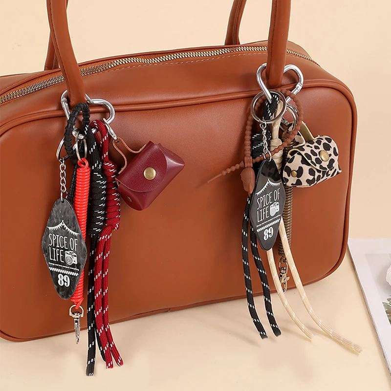 Handmade nylon bag charm keychain, cute keyring, aesthetic bag accessory charm, suitable for handbags, backpacks, and car use
Handmade nylon bag charm keychain, cute keyring, aesthetic bag accessory charm, suitable for handbags, backpacks, and car use
