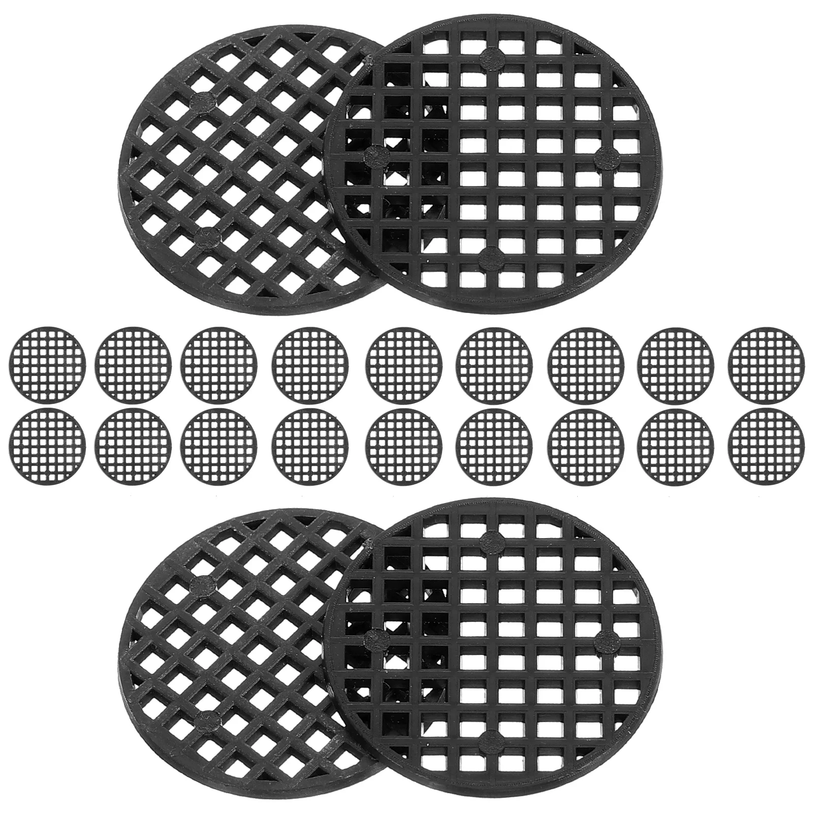 100 Pcs Flower Pot Leakproof Screen Breathable Drainage Gasket Plastic Flowerpot Pads Grid Bottom Mat Planter Mesh
100 Pcs Flower Pot Leakproof Screen Breathable Drainage Gasket Plastic Flowerpot Pads Grid Bottom Mat Planter Mesh
