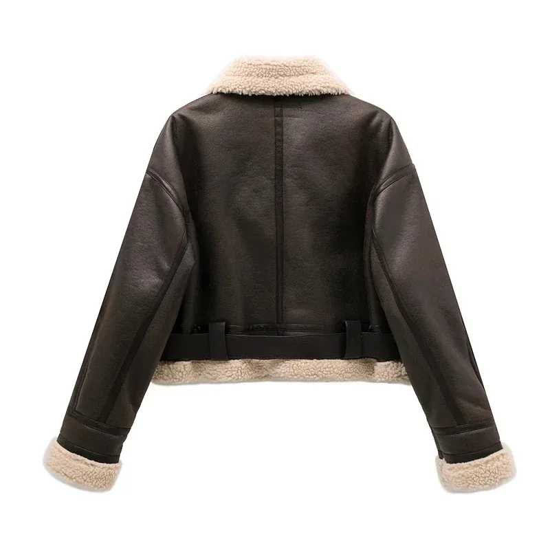 Anime Cosplay 2024 New Woman's Fashion Thick Warm Faux Shearling Jacket Coat Vintage Long Sleeve Belt Hem Female Outerw 72th
Anime Cosplay 2024 New Woman's Fashion Thick Warm Faux Shearling Jacket Coat Vintage Long Sleeve Belt Hem Female Outerw 72th