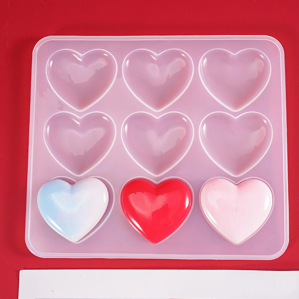 9 Grids Heart Shape Silicone Mold for DIY Craft Baking Silica Gel Soap Jewelry Accessories Epoxy Resin Supplies Valentine Gift
9 Grids Heart Shape Silicone Mold for DIY Craft Baking Silica Gel Soap Jewelry Accessories Epoxy Resin Supplies Valentine Gift