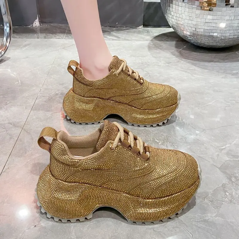 2026 Women's Ins Super Fire Rhinestone Full Diamond Gypsy Sky Thick-soled Muffin Sneakers Small 7cm Casual Dad Shoes
2026 Women's Ins Super Fire Rhinestone Full Diamond Gypsy Sky Thick-soled Muffin Sneakers Small 7cm Casual Dad Shoes